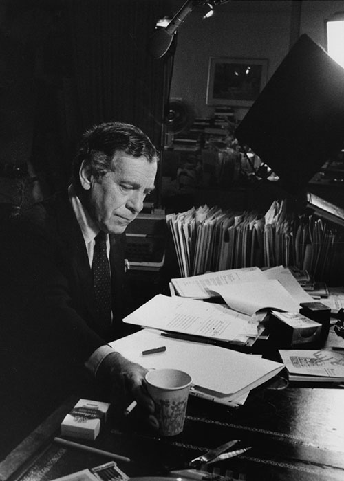 Portrait of Morley Safer